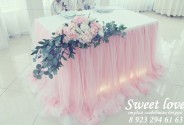 Оформление свадьбы Sweet love