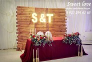 Оформление свадьбы Sweet love