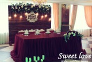 Оформление свадьбы Sweet love