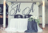 Оформление свадьбы Sweet love