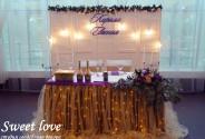 Оформление свадьбы Sweet love