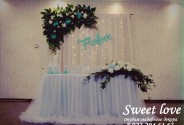 Оформление свадьбы Sweet love