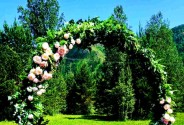 Свадебное цветочное оформление Чудопал
