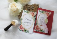 Пригласительные Цветник WEDDING