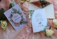 Пригласительные Цветник WEDDING