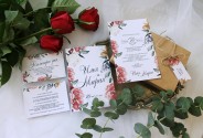 Пригласительные Цветник WEDDING