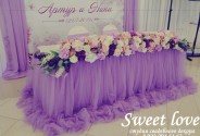 Оформление свадьбы Sweet love