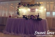 Оформление свадьбы Sweet love