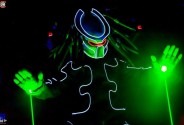 Визуальное шоу Laserman show (Лазермен)