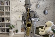 Оригинальное поздравление Crystal Sax