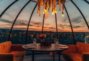Купольные беседки на крыше Красноярска Sfera bar
